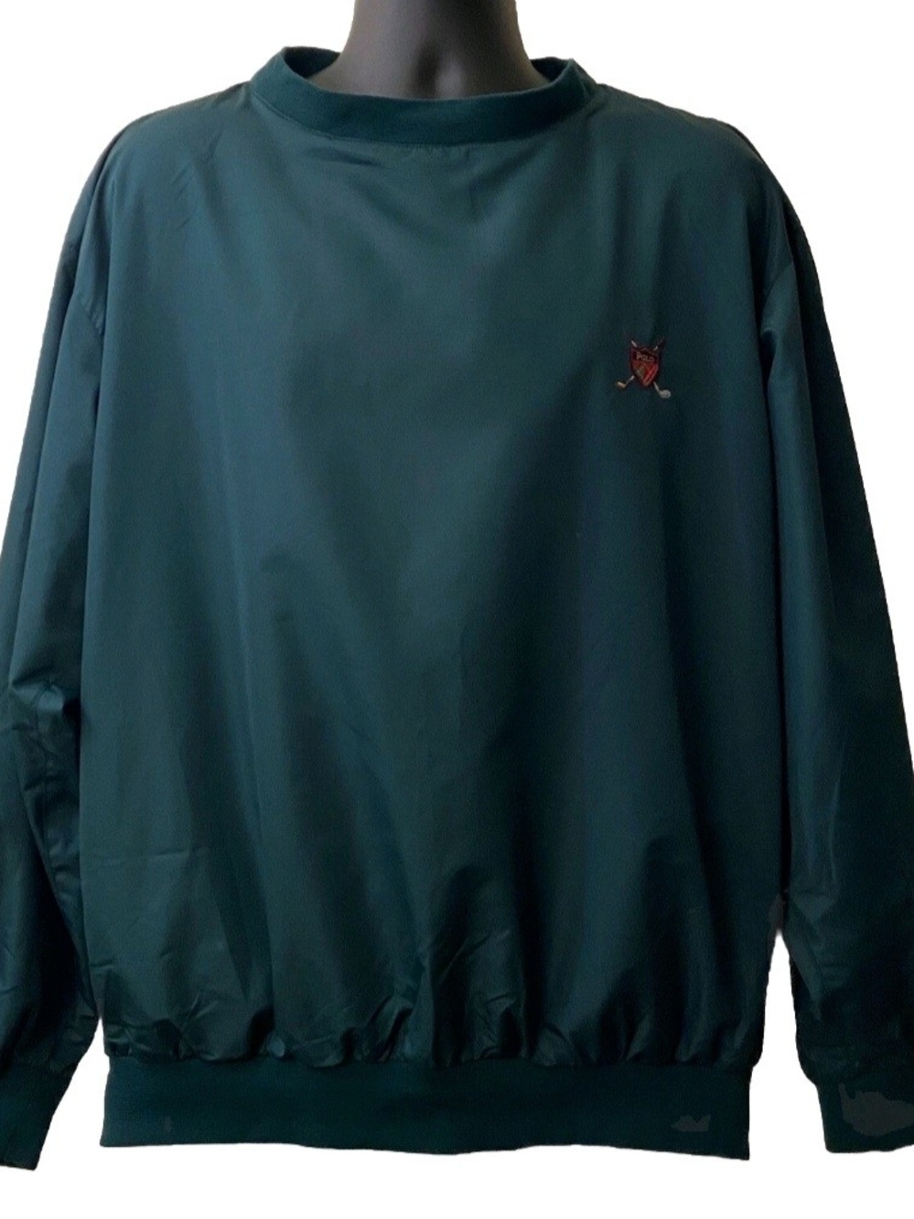 vintage  Polo by Ralph Lauren Men's Green Pullover Windbreaker